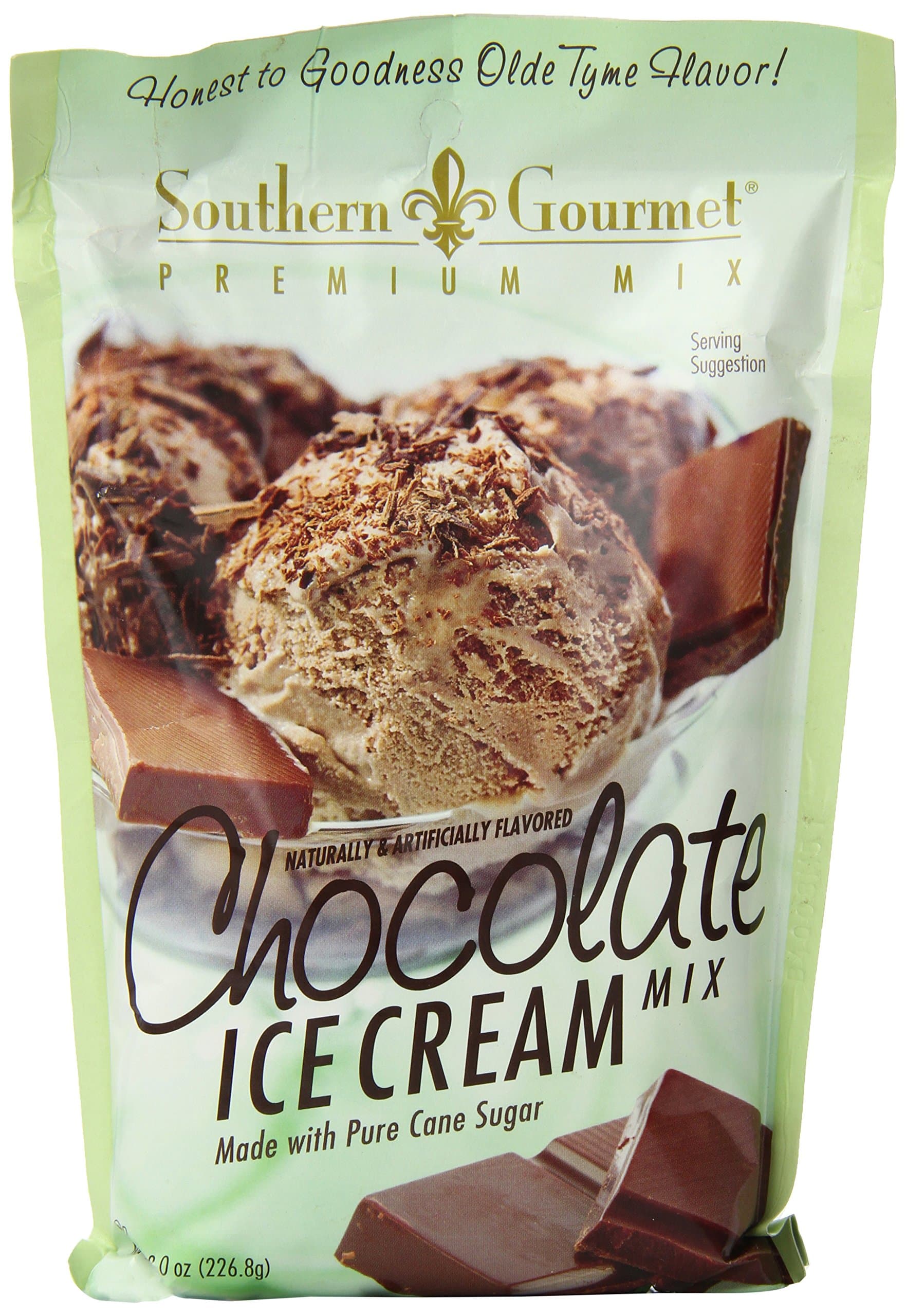 Southern Gourmet Ice Cream Mix, Chocolate, 8 Ounce