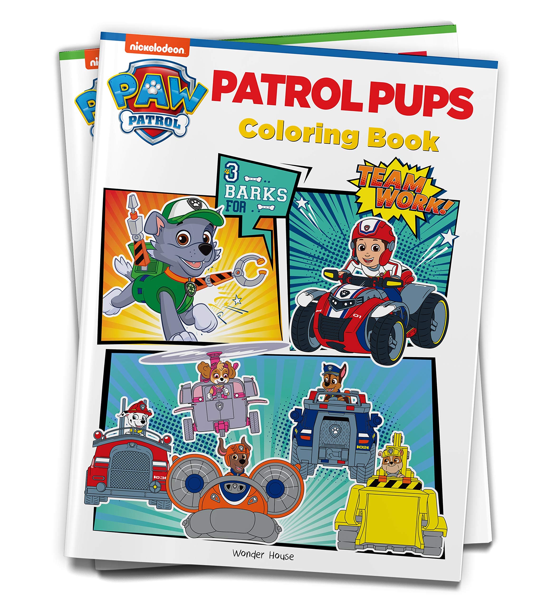 Patrol Pups: Paw Patrol Coloring Book For Kids Paperback by Wonder House Books