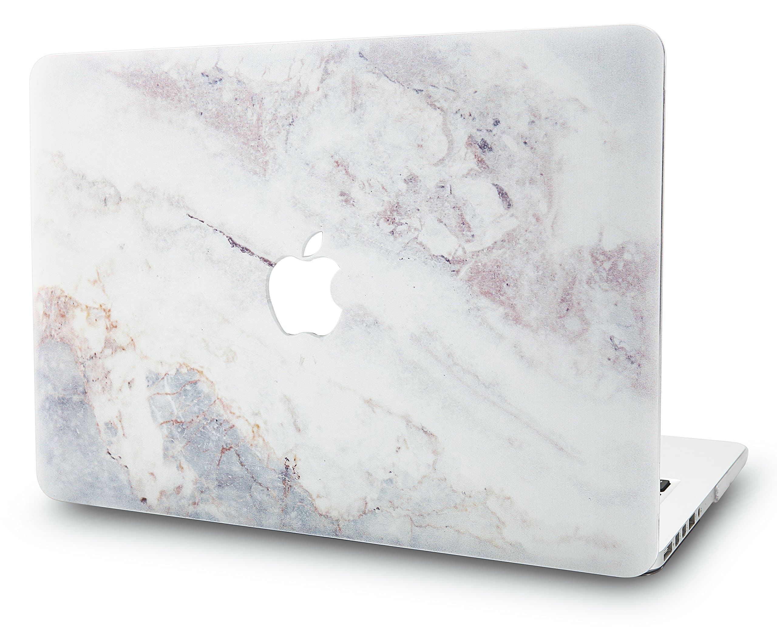 KECC Laptop Case Compatible with MacBook Air 11" Plastic Case Hard Shell Cover A1465 / A1370 (White Marble 2)