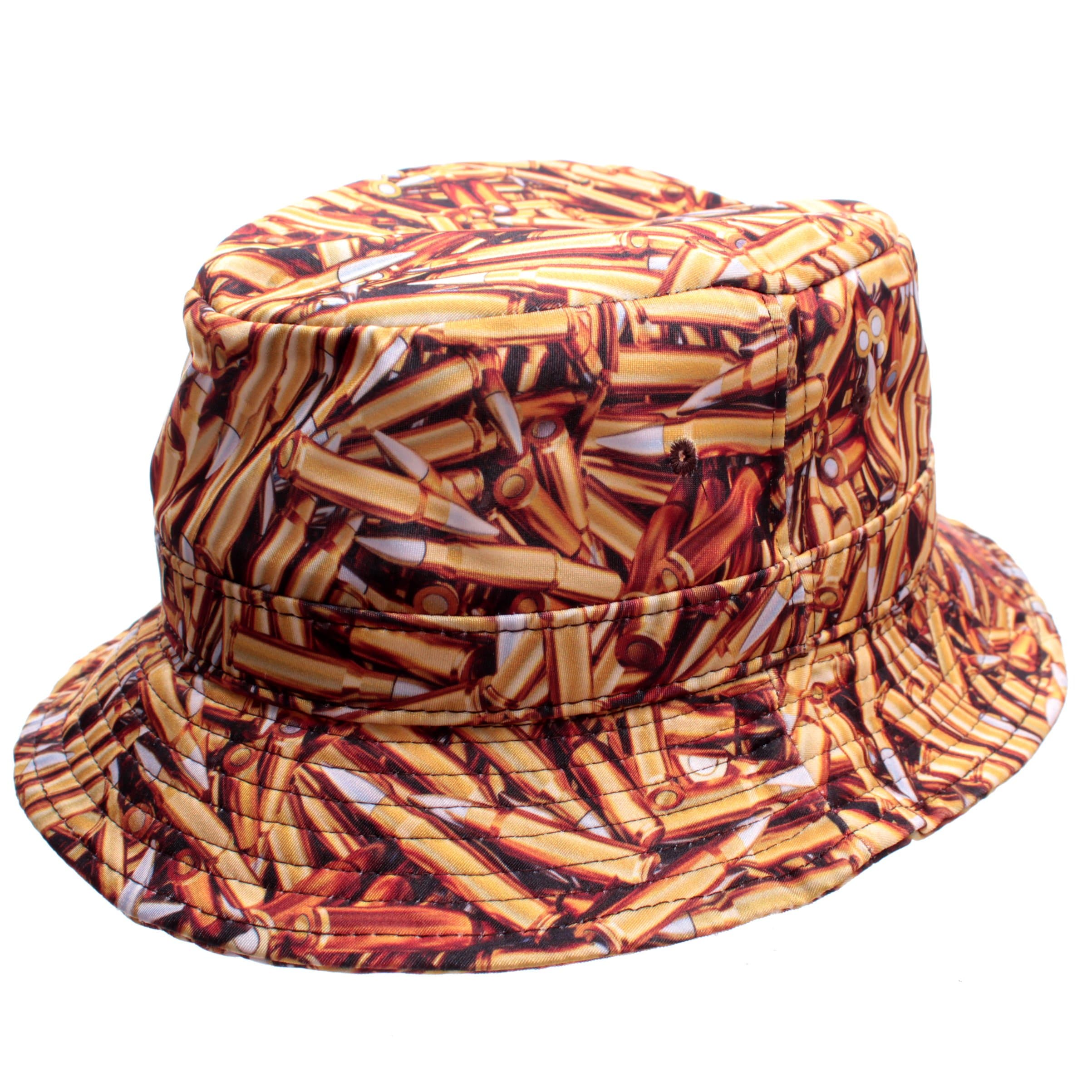Pradagy AK-47 Ammunition All Over Print Bucket Hat Gold