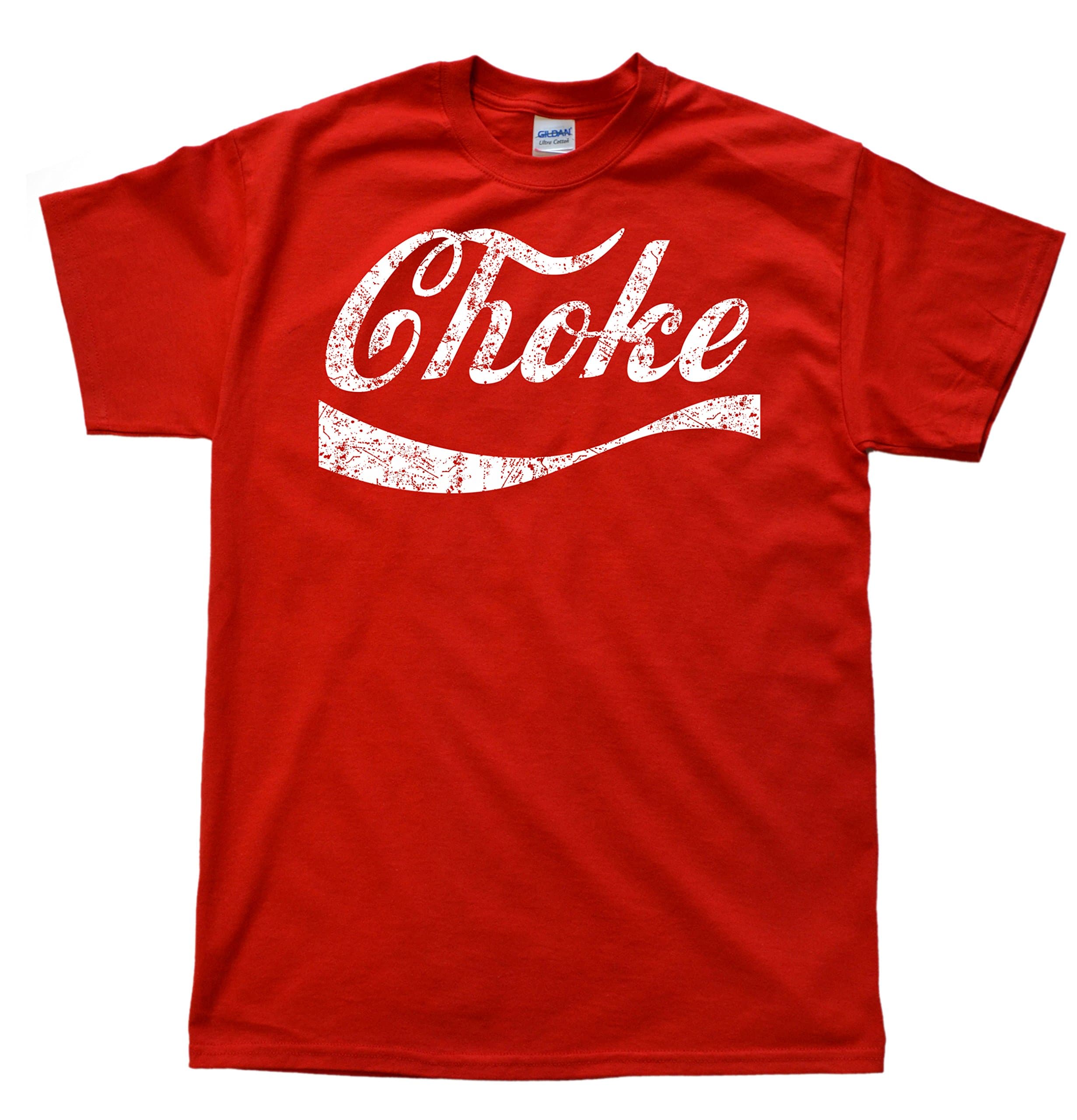 Stooble Men's Jiu Jitsu Choke Red T-Shirt, Size L