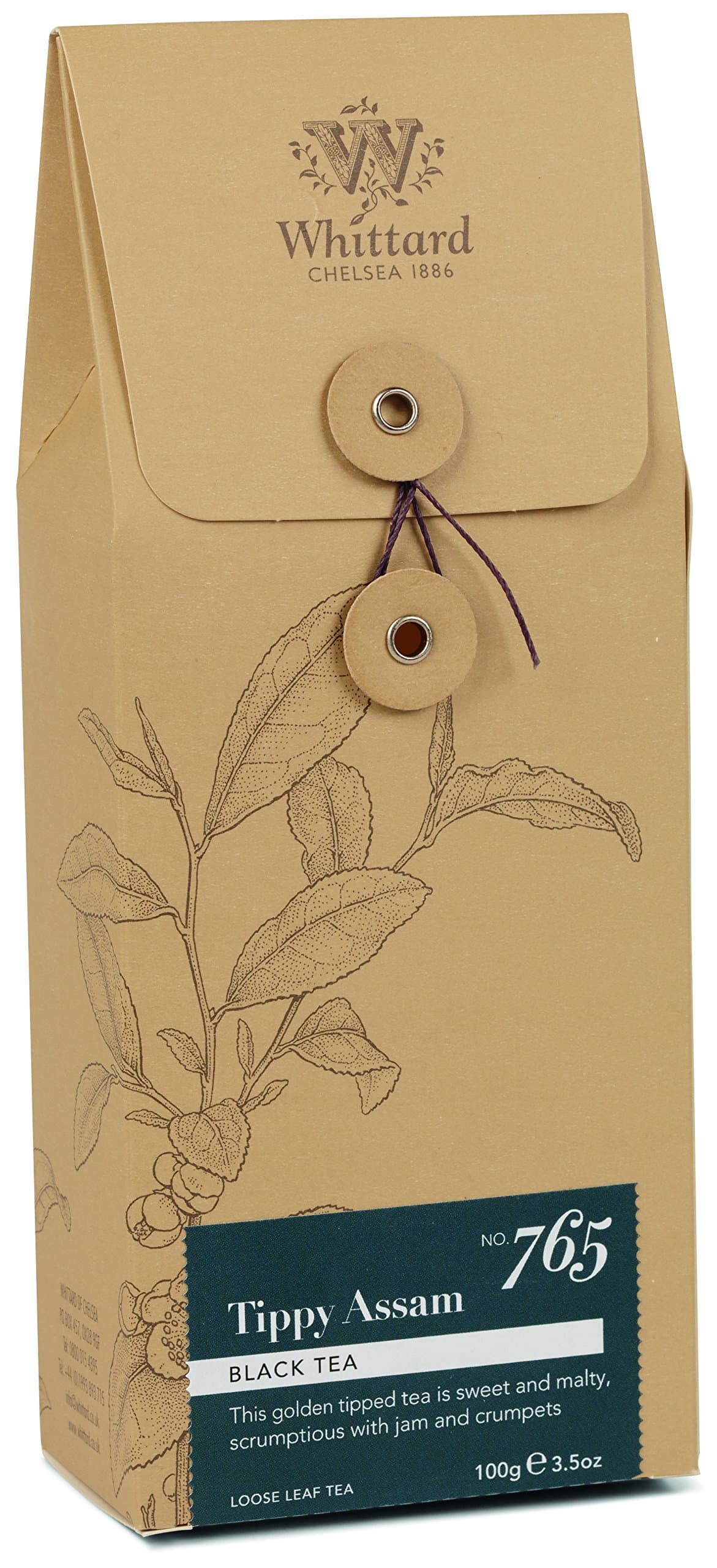 Whittard of Chelsea Tippy Assam Loose Tea Pouch 100 g