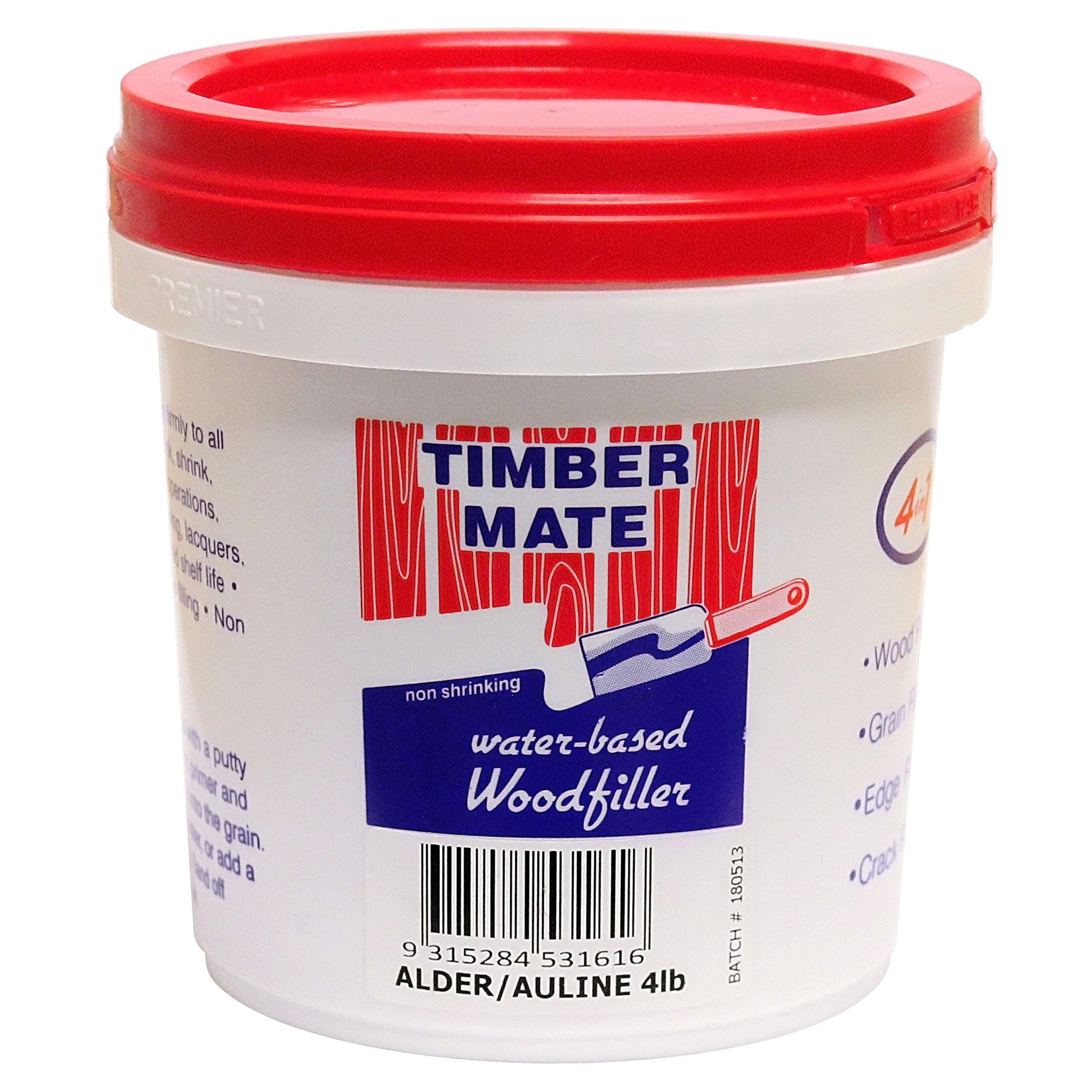 Timbermate Wood Filler Water Based, 4 Pounds, Alder