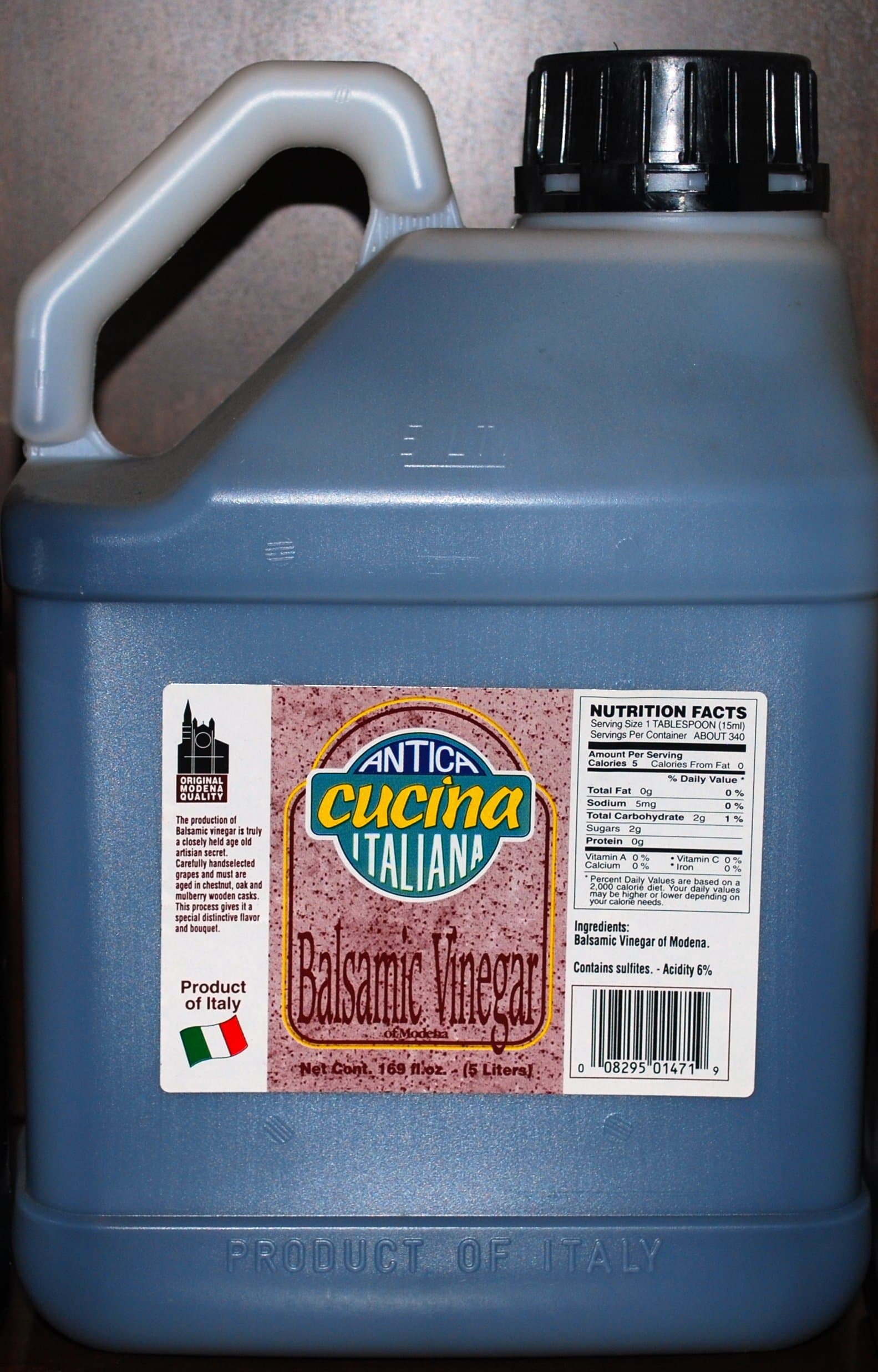 Antica Italia Balsamic Vinegar (Case of 2 - 5 liter Jugs)
