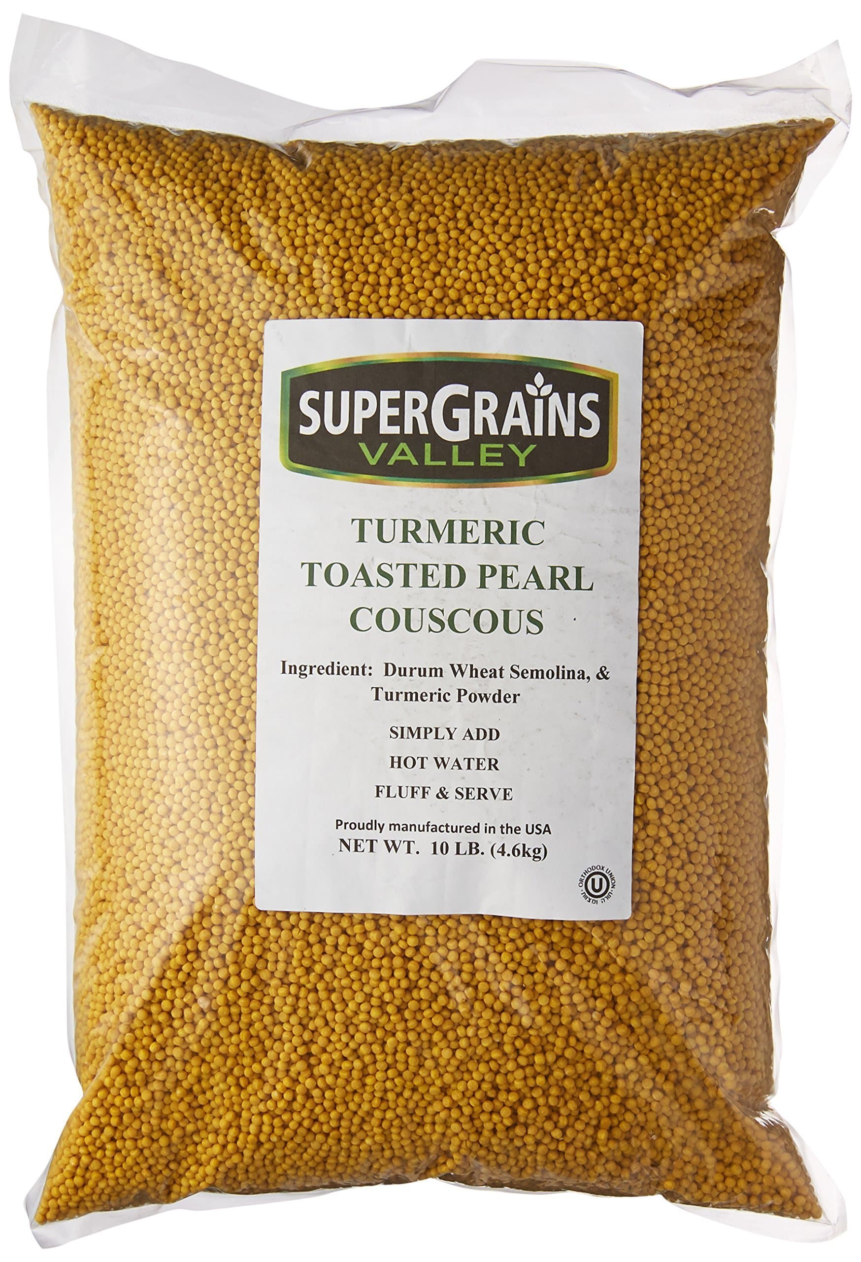 SuperGrains Valley Turmeric Toasted Pearl Couscous