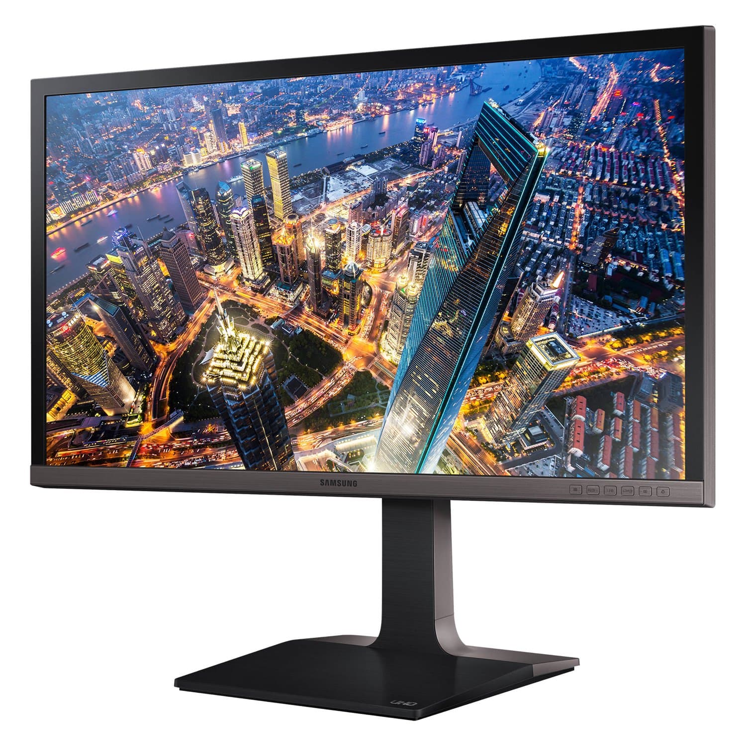 Samsung Business LU28E85KRS/GO, 850 Series 28 inch 4K UHD 3840x2160 Desktop Monitor for Business, HDMI, DP, FreeSync, 1 ms response, USB Hub, 3-Year Warranty