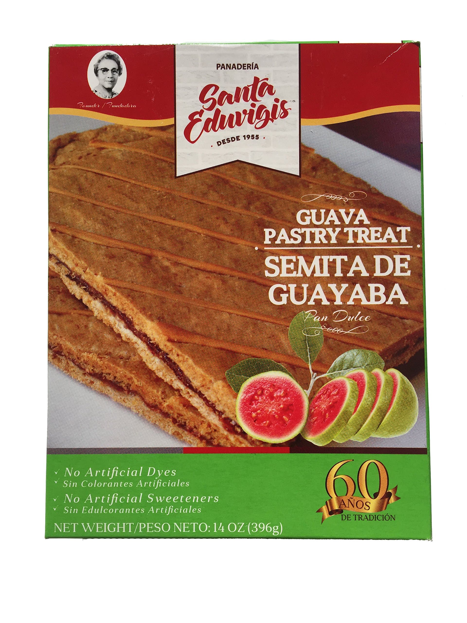SANTA EDUVIGIS Pan Dulce - Semita Salvadoreña. (Semita de Guava, 14 oz.)