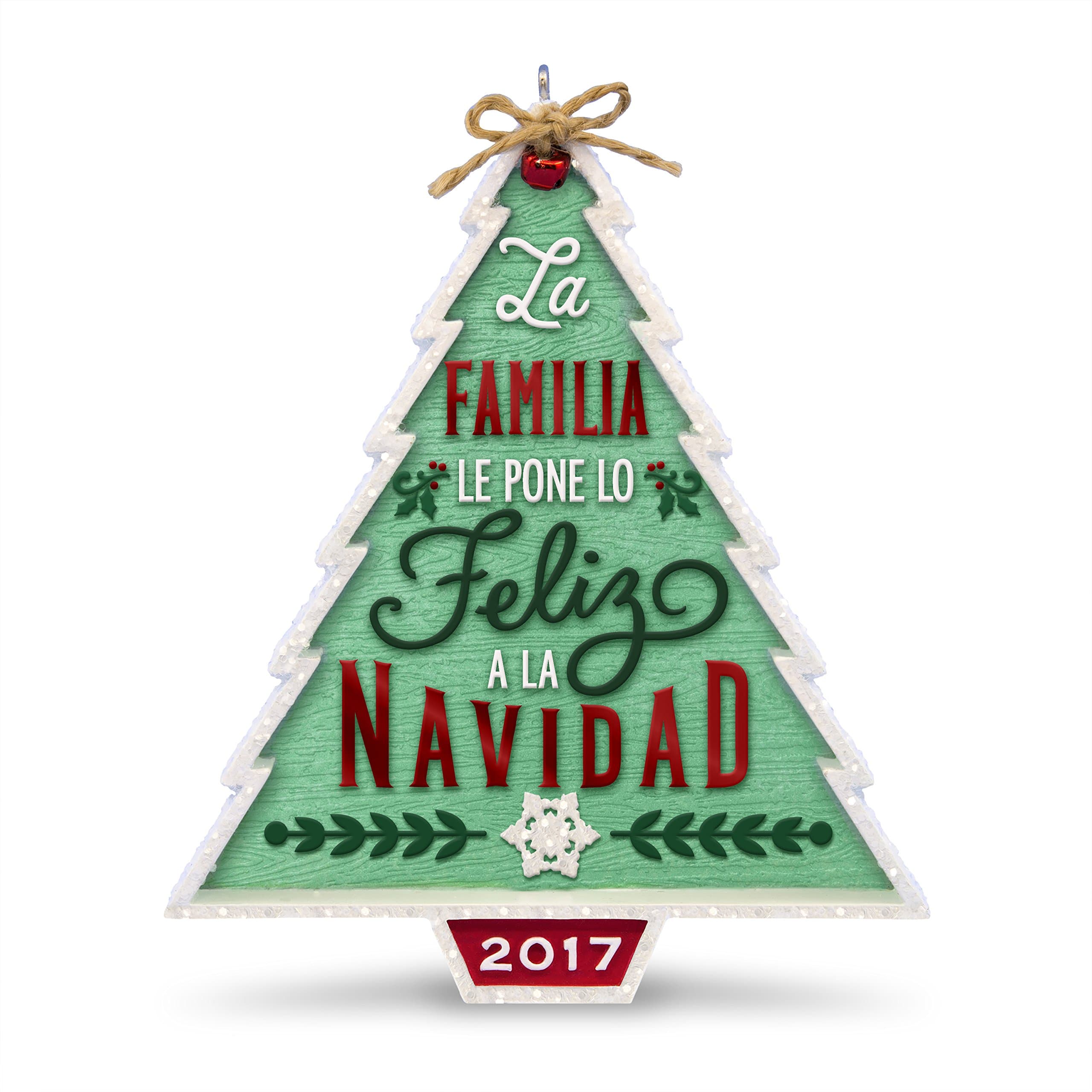 Hallmark Keepsake 2017 Nuestra Familia.Nuestra Navidad Dated Christmas Ornament