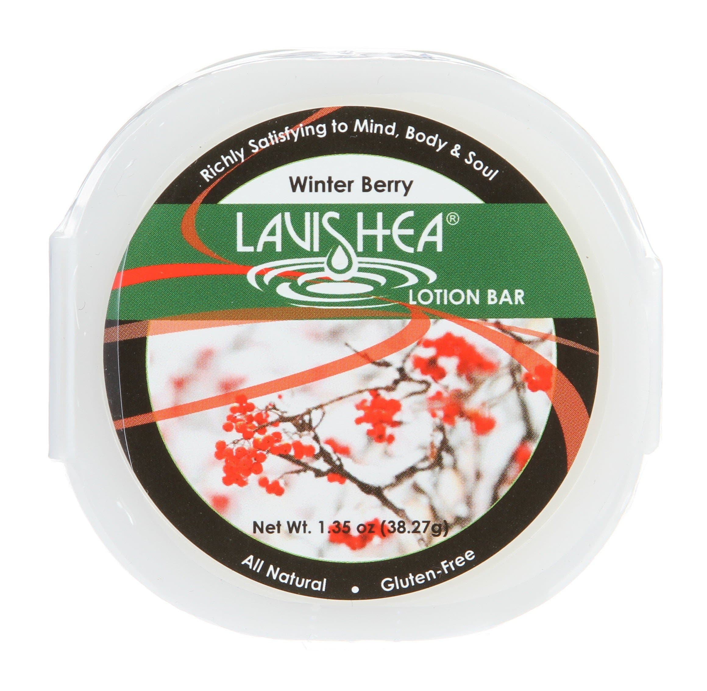 LaviShea Lotion Bar, Winter Berry, 1.25-Ounce