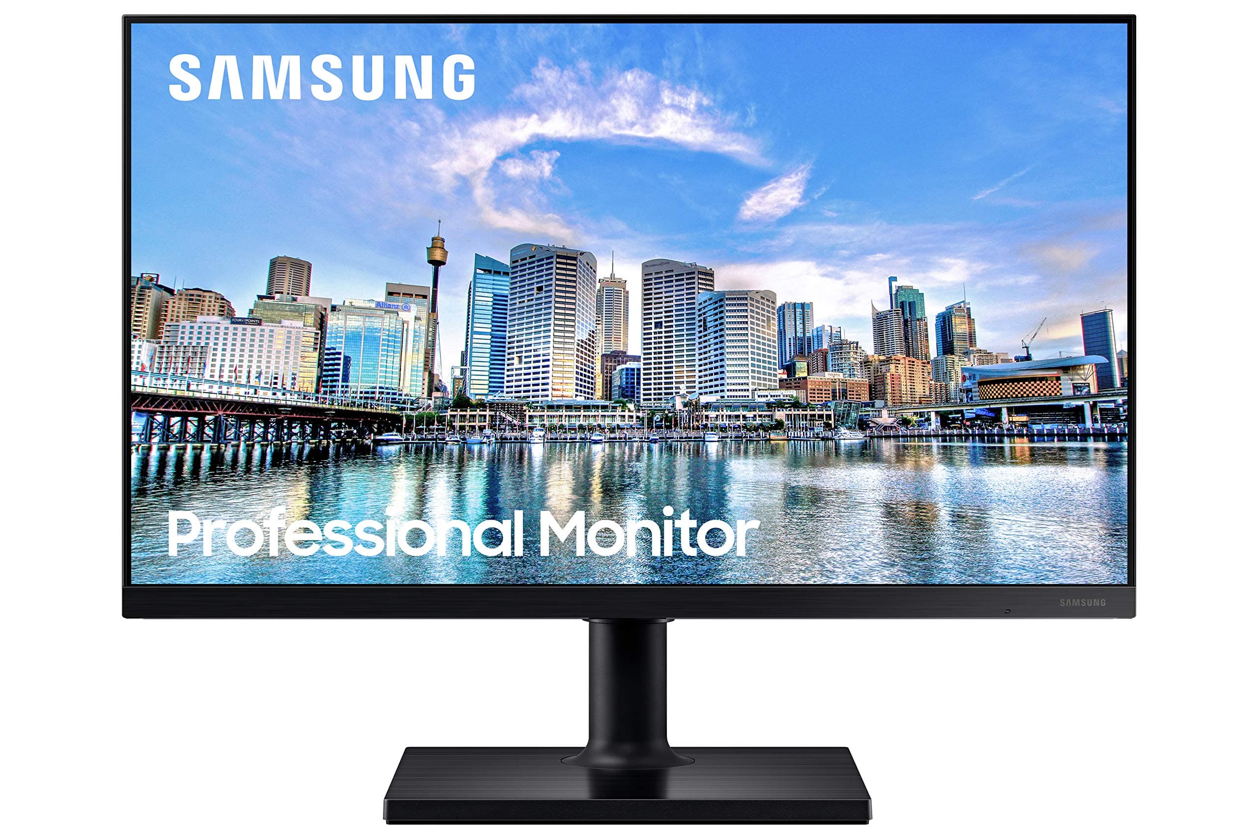 Samsung F24T450FQR - T45F Series - LED monitor - 24" - 1920 x 1080 Full HD (1080p) @ 75 Hz - IPS - 250 cd/m² - 1000:1-5 ms - 2xHDMI, DisplayPort - black