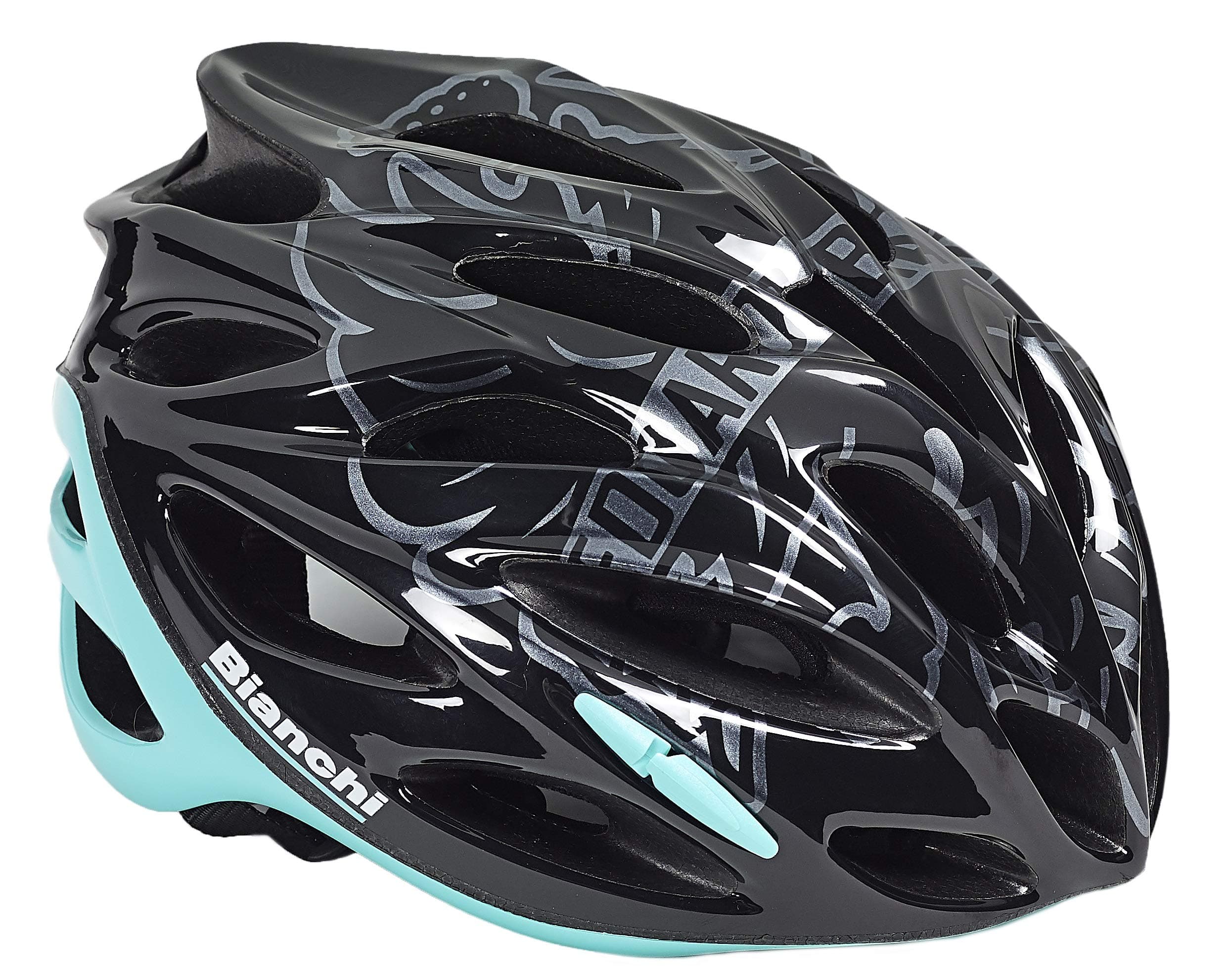 Bianchi - Helmet SHOT 2020 color Black Eagle Shiny Black, size S/L 55/60, code C9301244
