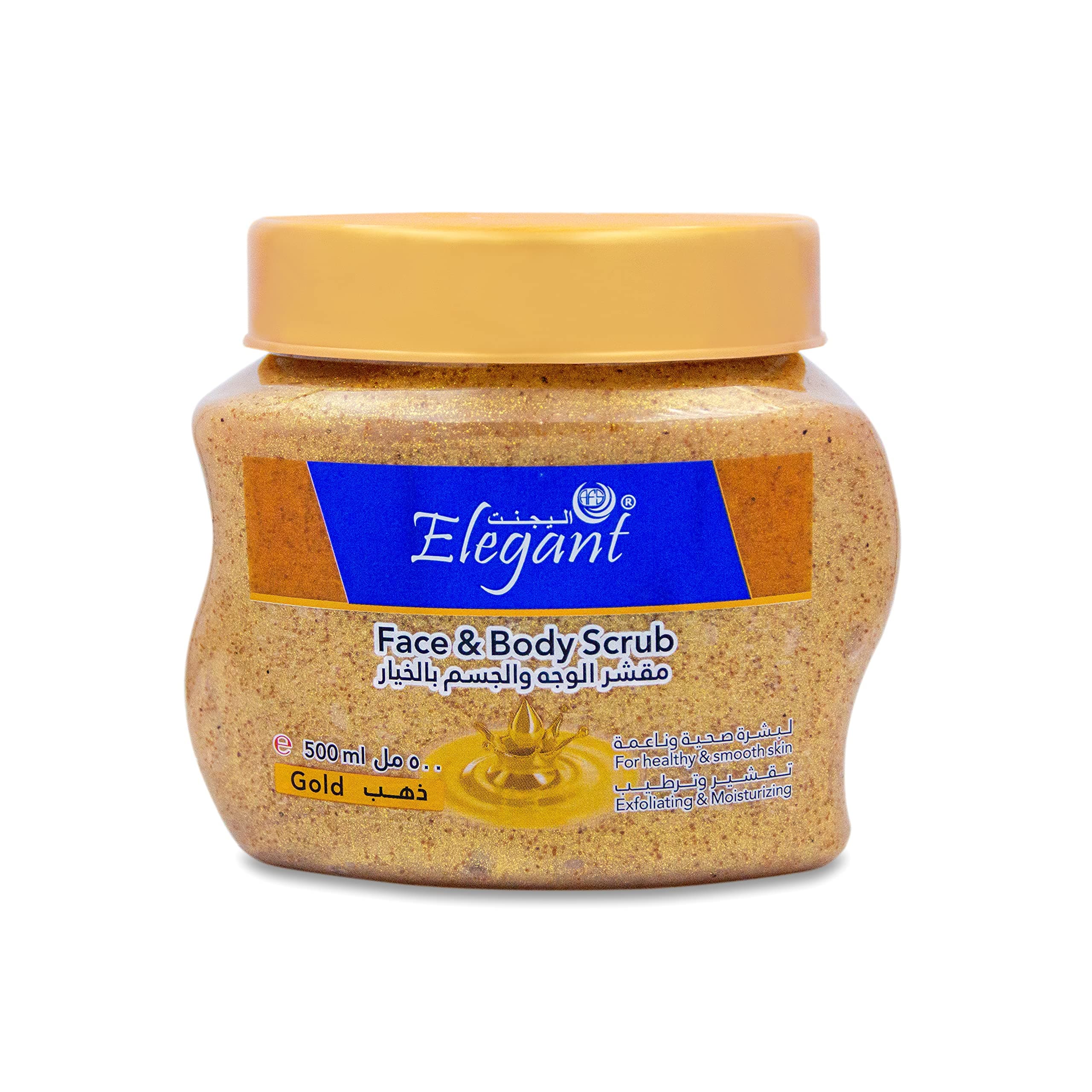Elegant Face & Body Scrub - Gold