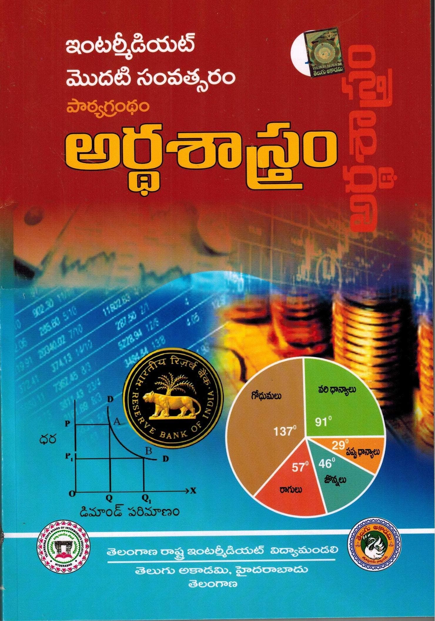 A Textbook Of Intermediate First Year - ECONOMICS [ TELUGU MEDIUM ]