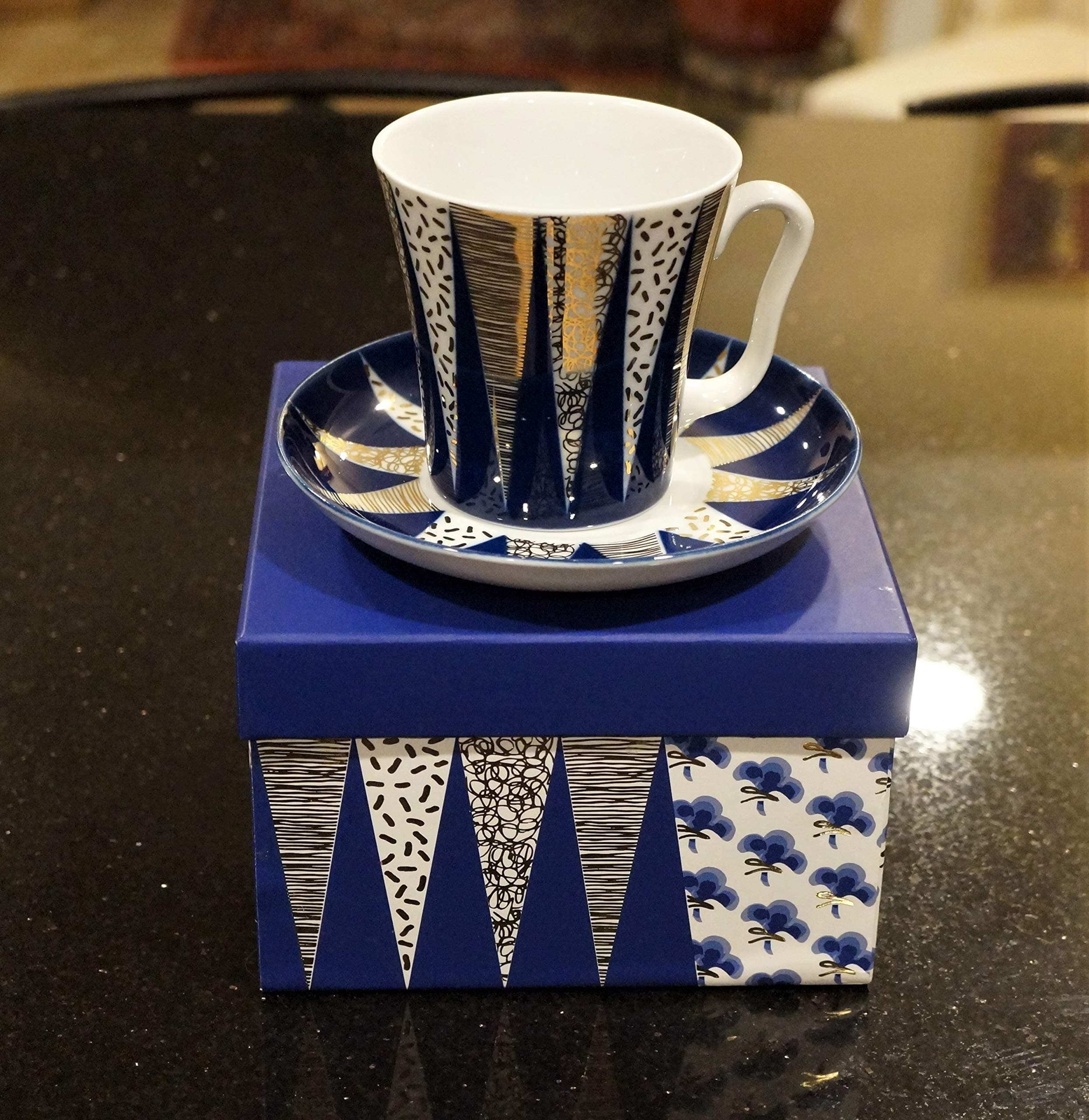 Lomonosov Mug with saucer 360 ml, Leningrad, Bells