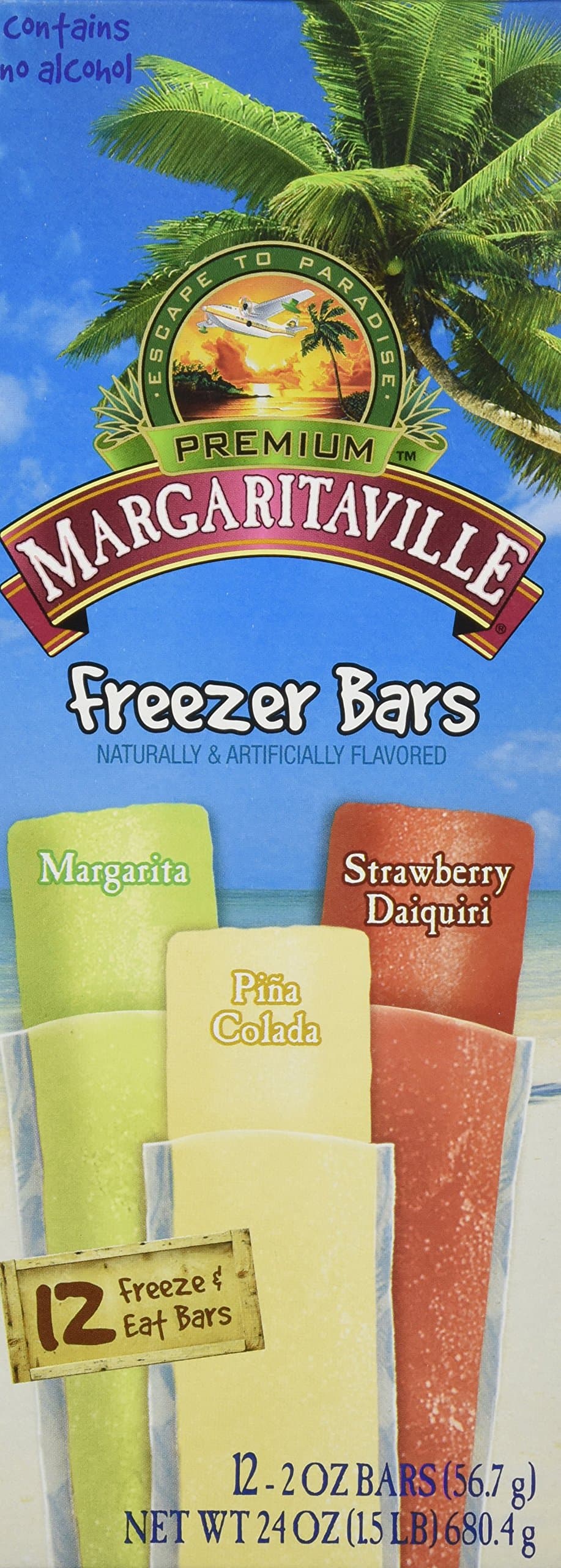 Margaritaville Escape To Paradise Freezer Pops, 24 Ounce