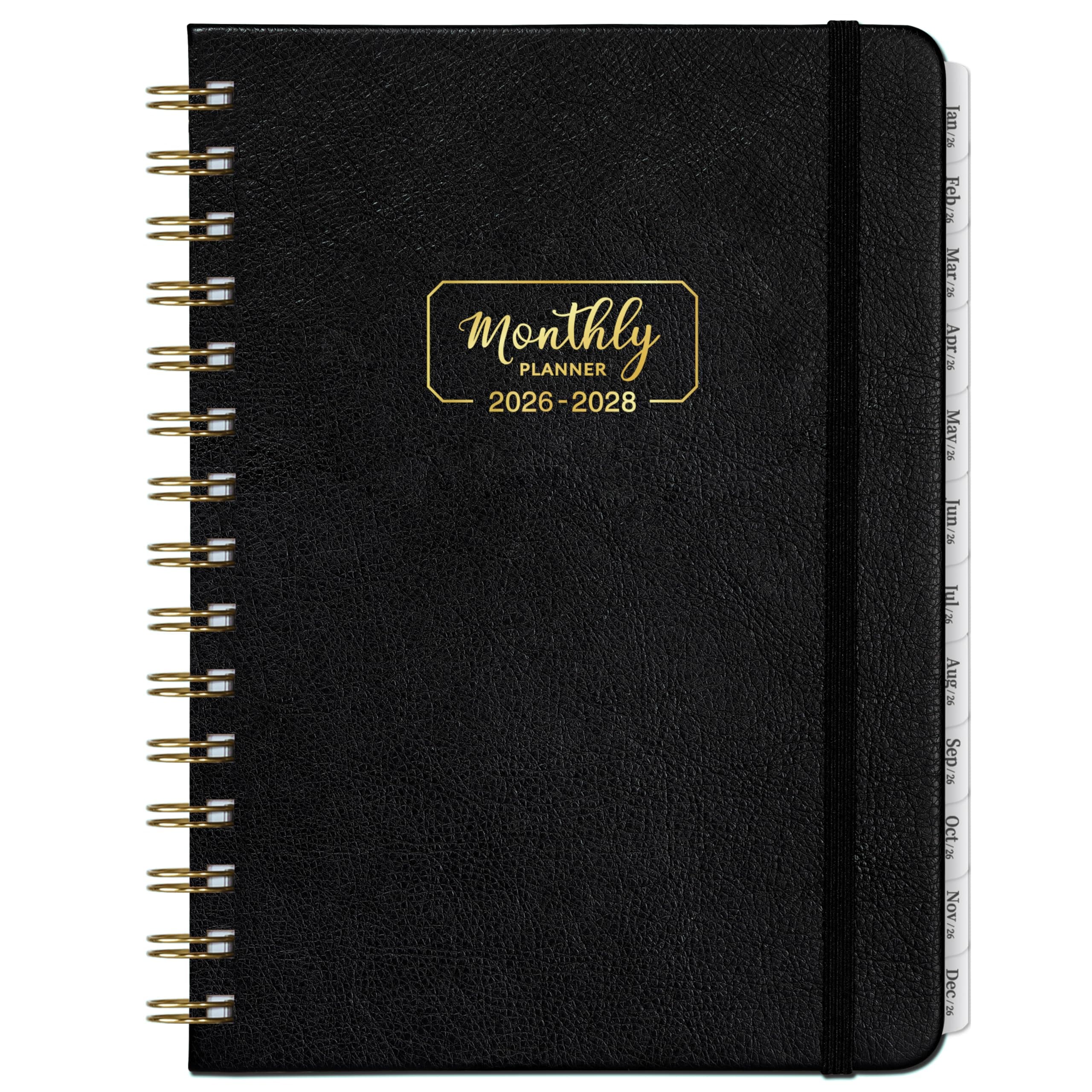 2026-2028 Monthly Planner - 3 Year Monthly Planner 2026-2028, January 2026 - December 2028, 36-Month Calendar with Hardcover, Inner Pocket, 6.4'' x 8.5''