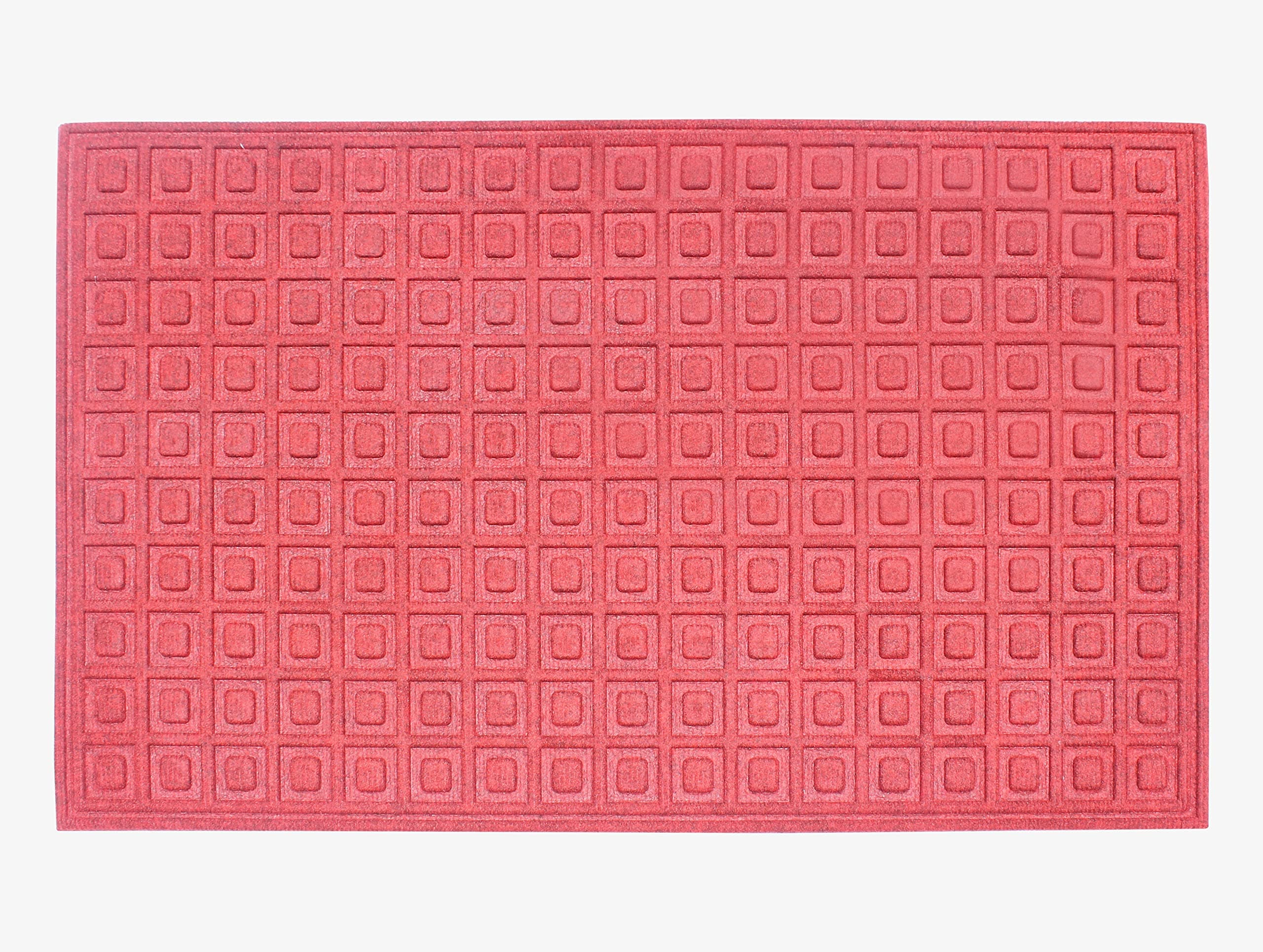 A1HC Durable All Weather Absorbent Doormat, Dries Quickly, Absorbs Up to 2 Cups of Water, Stain and Fade Resistant, Captures Dirt, Indoor and Outdoor Mats, Boot Sc, 24x 36