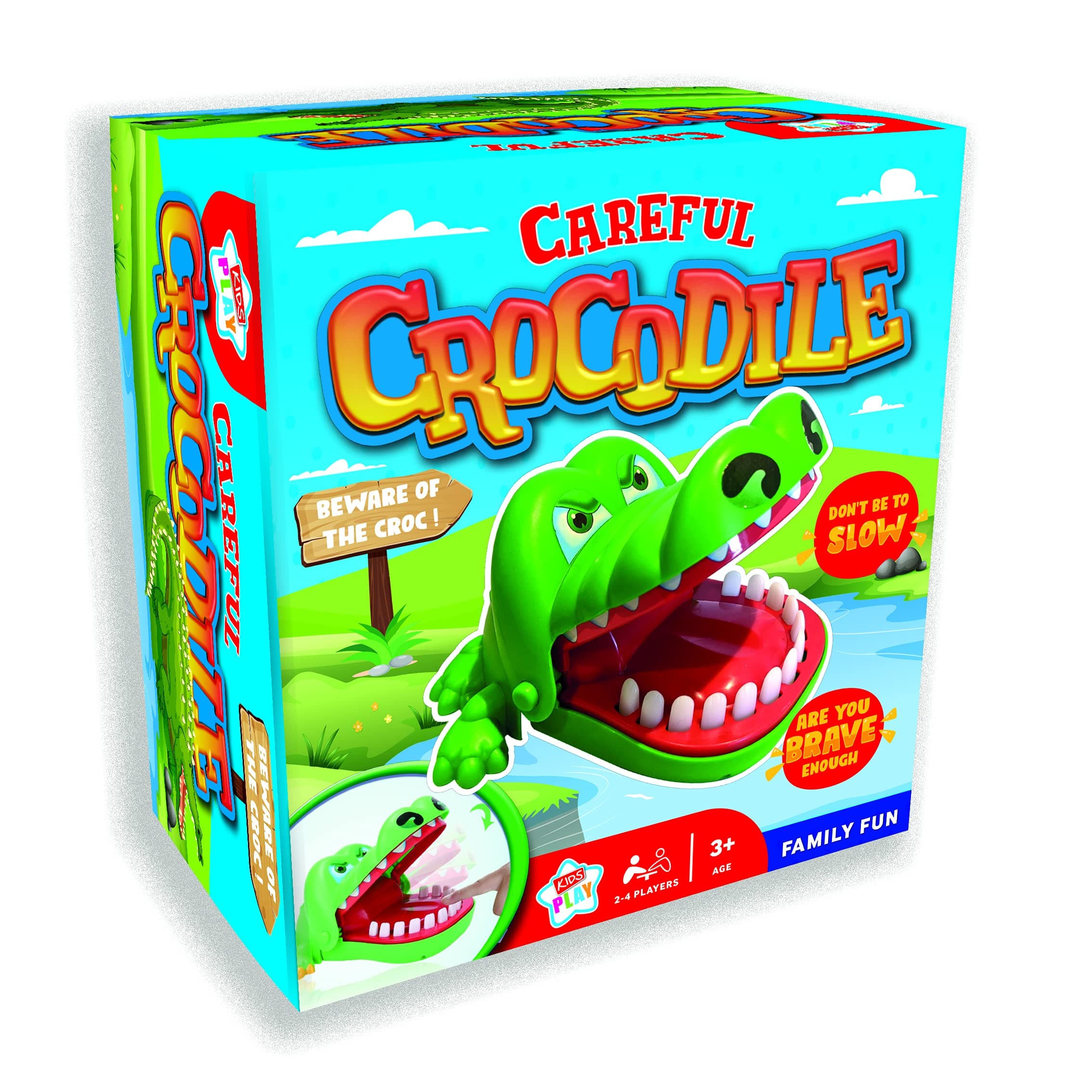 Kids Play Careful Crocodile Beware the Croc Family Fun Game 2-4 Players Age 3+