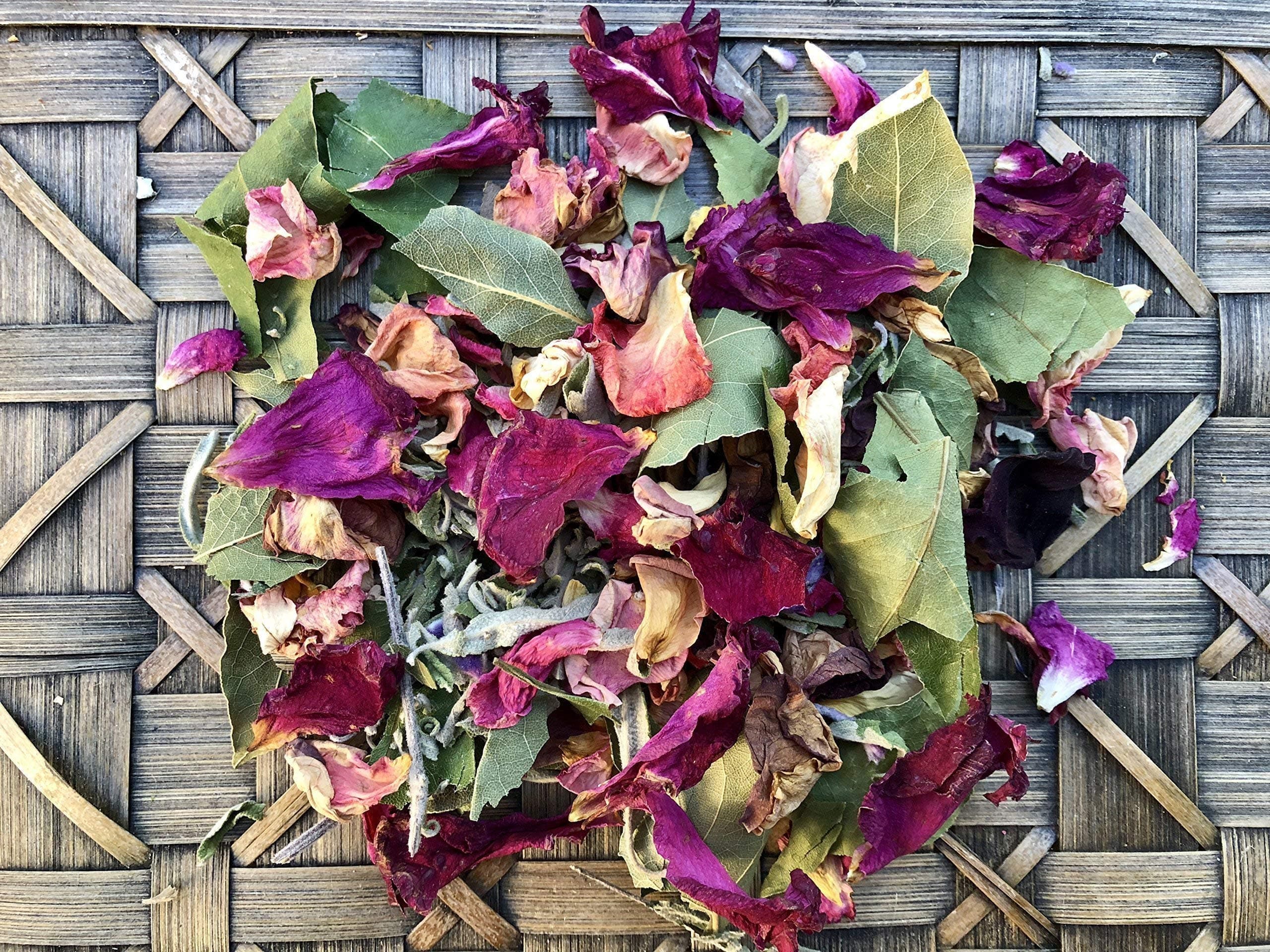 Rose, Bay Leaf + Sage Loose Incense Blend