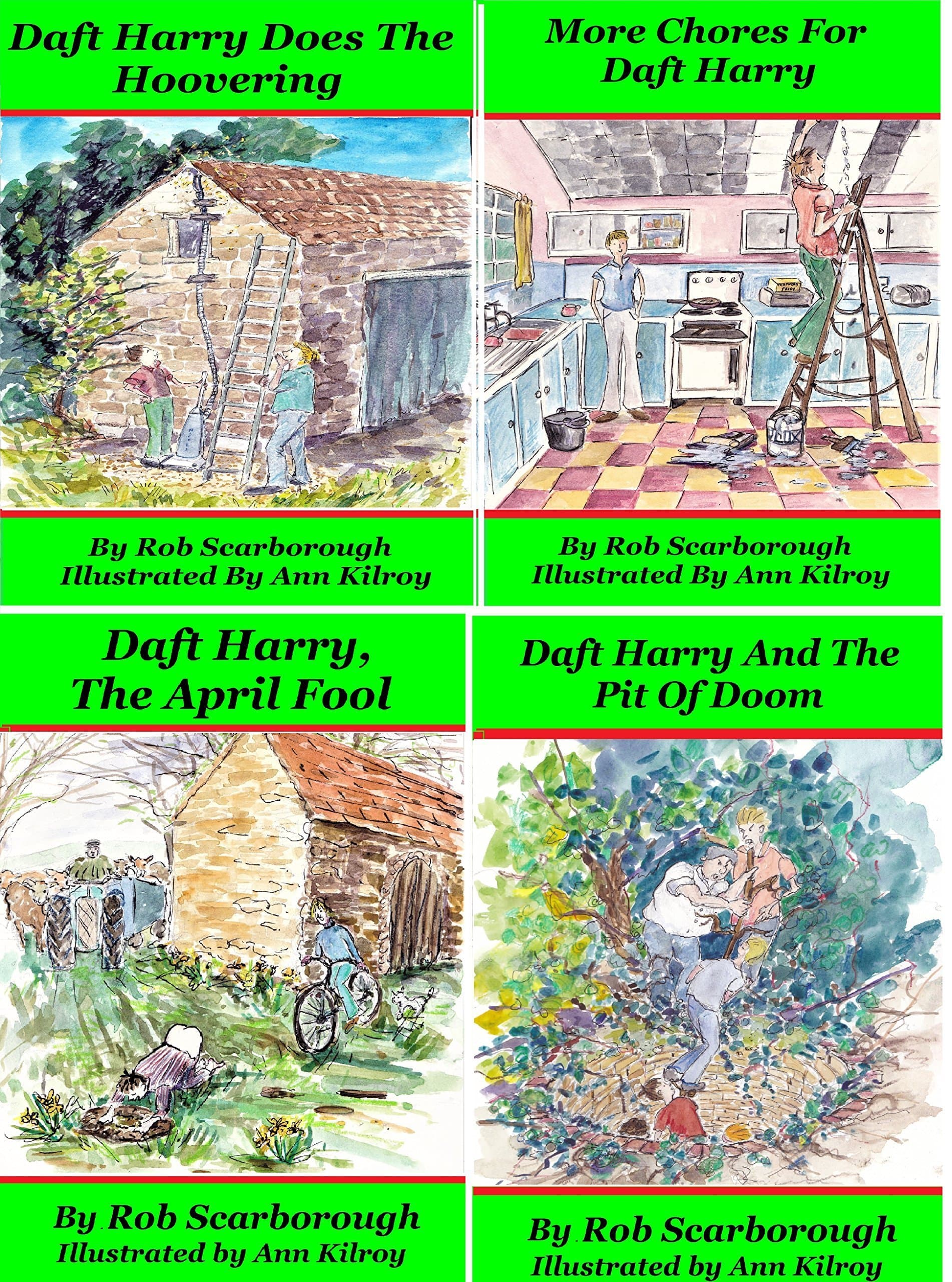 Daft Harry and the Suction Machines. a series of new, magazine-style story for 9 years +.First editions, from the UK.