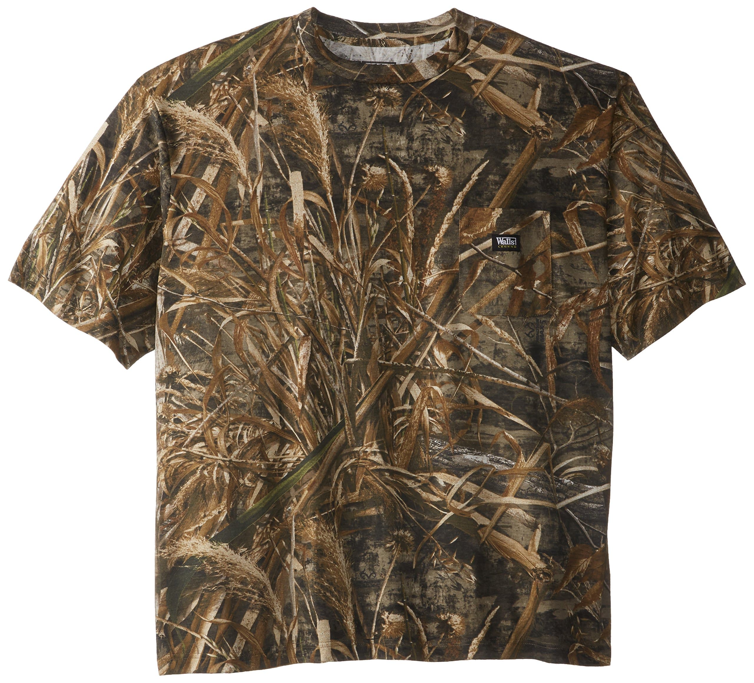 Walls Men's Big and Tall Short Sleeve Pocket Tee