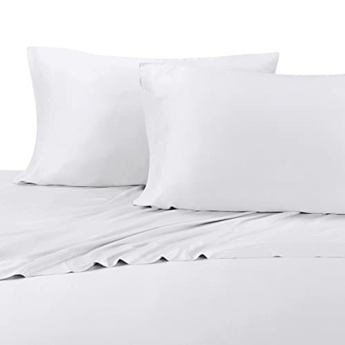 TENCEL EUCALYPTUS ABRIPEDIC SOFT & COOL SHEETS Luxurious & Breathable made from Sustainable 100% Tencel Fiber from Eucalyptus Trees, fits up to 18" deep Mattress (White, Queen)