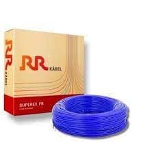 RR Kabel PVC Insulated 1mm Single Core Flexible Copper Wires and Cables for Domestic/Industrial Electric | Home Electric Wire | 90 Mtr | Electrical Wire | (Blue)