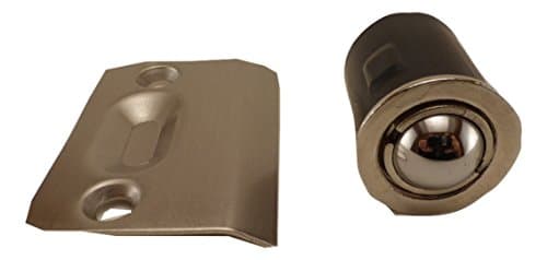 61960-4 Satin Nickel Ball Catch Drive in Adjustable Steel (Pack of 4)