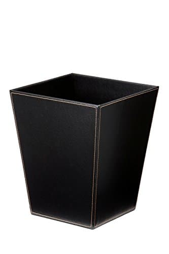 BS‐ML8TZB Melrose Trapezoid Wastebasket, 10 Quart, Black