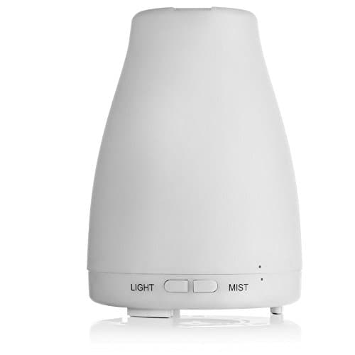 elloon Essential Oil Diffuser, Aromatherapy Home Office Seven Color LED Light No Water Auto Off Adjustable Spray Mode Aroma Humidifier,Yoga, Bedroom, Baby Room