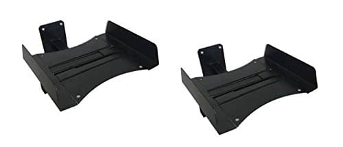 Smart Shelter Adjustable Size Universal Speaker Wall Mount Stand/Accommodate All Speakers/Capacity Upto 10kgs/(Min:7" to Max: 14") | Pack of 2 | (Made of 100% Metal)