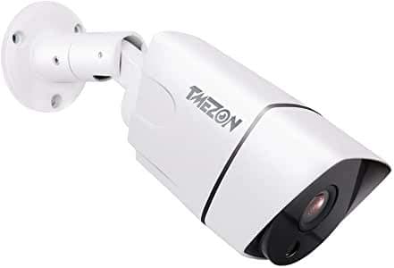 TMEZON Security Camera 960P CCTV Camera with Weatherprof, Night Vision, can work with TMEZON Video door phone MZ-IP-V103W, MZ-IP-V142B