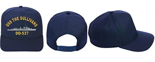 USS THE SULLIVANS DD-537 Direct Embroidered Cap..New