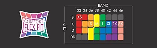 Bali Women's Comfort Revolution Wirefree Bra with Smart Sizes 2-Pack