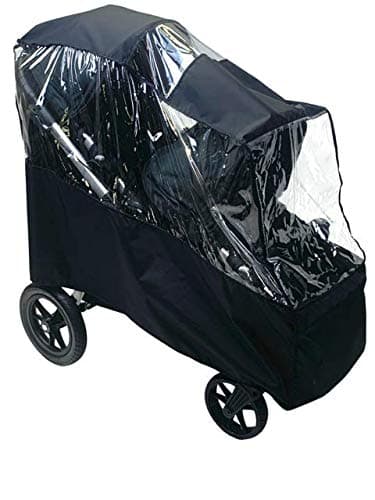 Sashas Premium Series Rain and Wind Cover for Baby Jogger City Select Double Stroller