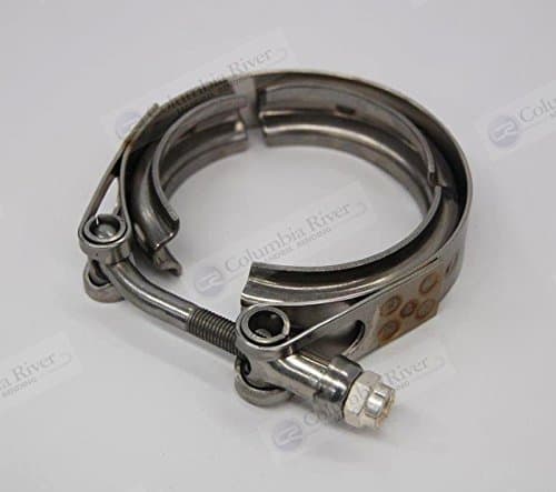 VBAND-250-CL 2.50" Stainless Steel V-Band Clamp COLUMBIA RIVER MANDREL BENDING