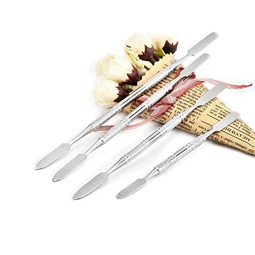 TUOKING Stainless Steel Depotting Spatula Makeup Palette Spatula Tool Make Up Accessories