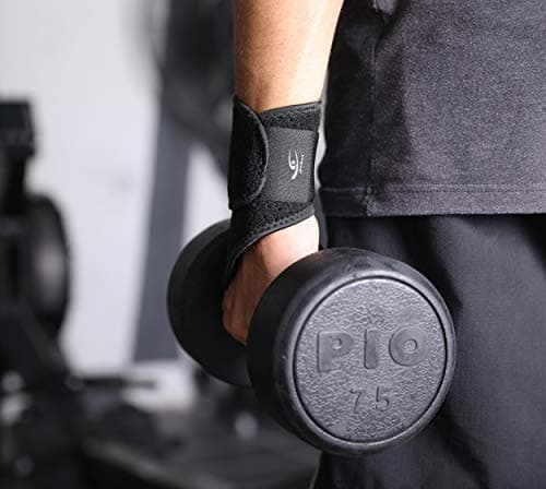 HiRui HiRui 2 Pack Wrist Compression Strap and Wrist Brace Sport Wrist Support for Fitness, Weightlifting, Tendonitis, Pain Relief.etc - Wear Anywhere - Unisex, Adjustable