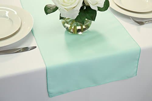 Zhen Linen Wedding Table Runners 14" x 108" (Mint)
