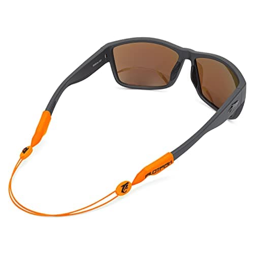 Pilotfish No Tail Adjustable Eyewear Retainer Cable Strap: Sunglasses, Eyeglasses, Glasses (16 Inch, Blaze Orange)