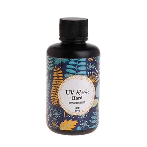 SimpleLif UV Resin DIY Epoxy Resin Handmade Jewelry Making Curing Hard Glue Quick Dry Safe Non Toxic Transparent Solidify 100g (Colors as The Picture Shown)