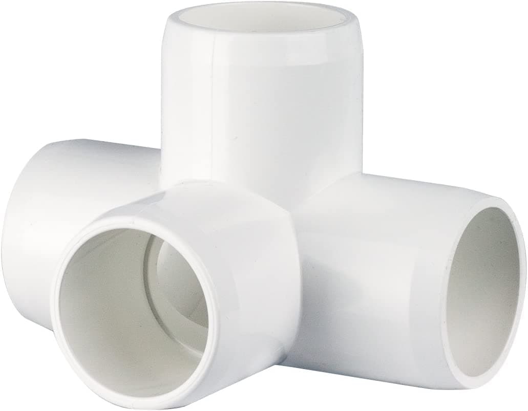 PVC- 4 way L/T - ¾" (Furniture Grade White)