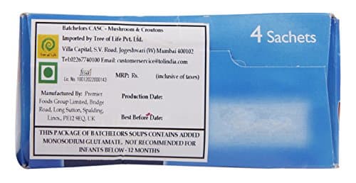 Batchelors Cup A Soup with Croutons Cream of Mushroom 4S 99G