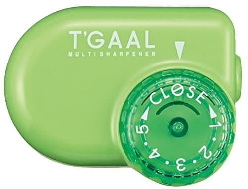 Kutsuwa STAD Angle Adjustable Pencil Sharpener T'GAAL, Green (RS017GR) by Kutsuwa
