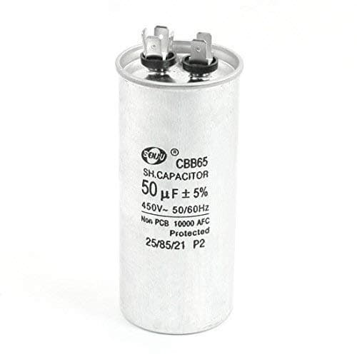 CBB65 Metallized Polypropylene Film Non Polar Motor Capacitor 50uF AC450V CBB65A