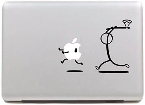 adesivo4you Sticker, Creative Design of Escape, 13 and 15 inch for Apple MacBook Pro, Air, Mac/Unibody 13 and 15 inch Black