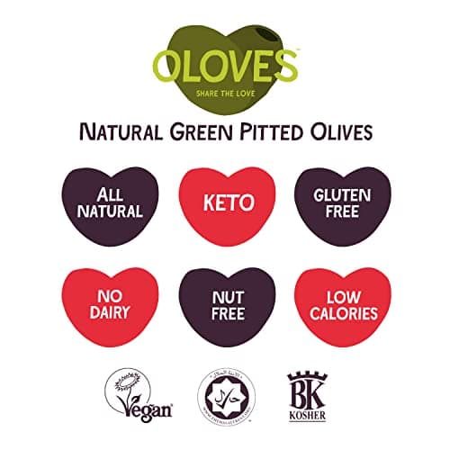 Green olives (pitted), sunflower oil, piri-piri pepper, chili powder, oregano