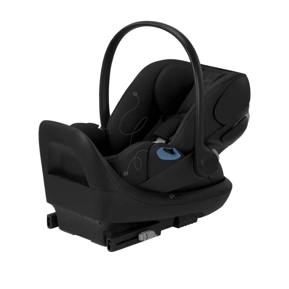 CybexCloud G Comfort Extend Infant Car Seat with Anti-Rebound Base, Linear Side Impact Protection, Latch Install, Ergonomic Full Recline, Extended Leg Rest, Moon Black