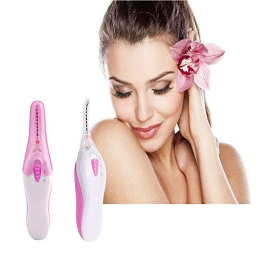 Eyelash Curlers,Upgraded Electric Heated Eyelash Curlers with LED Light Portable Automatic Eye Curlers Comb Kit