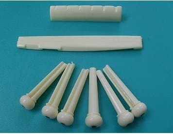 TAKAMINE 6 STRINGS NEW ACOUSTIC GUITAR BRIDGE NUT / PINS/SADDLE